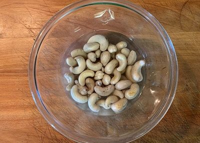 Cashews for Golden Coleslaw Dressing - no oil