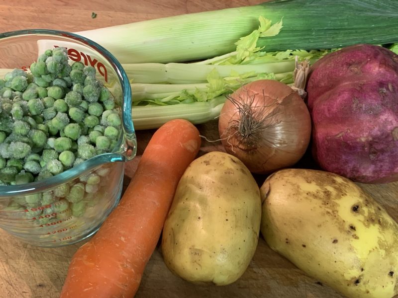 Winter Vegetables for Vege Chowder Hack